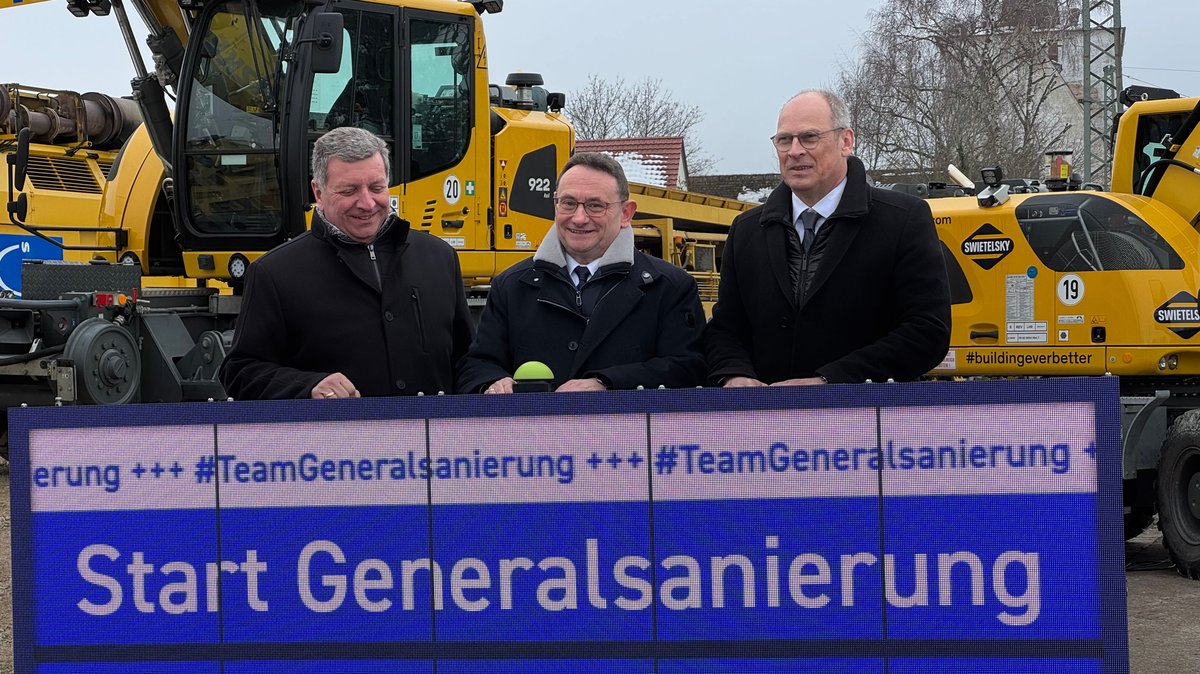 Regensburg–Nürnberg: Mammutbaustelle startet mit 2.000 Arbeitern