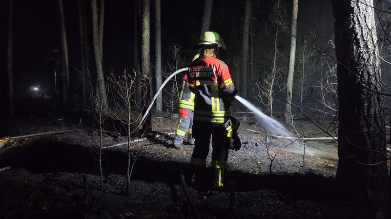 Feuerwehrmann in Neubäu | Bild: Kreisbrandinspektion Cham Feuerwehrmann in Neubäu