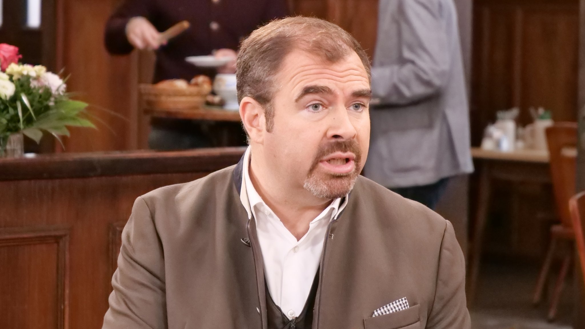 Florian Hahn beim "Sonntags-Stammtisch"