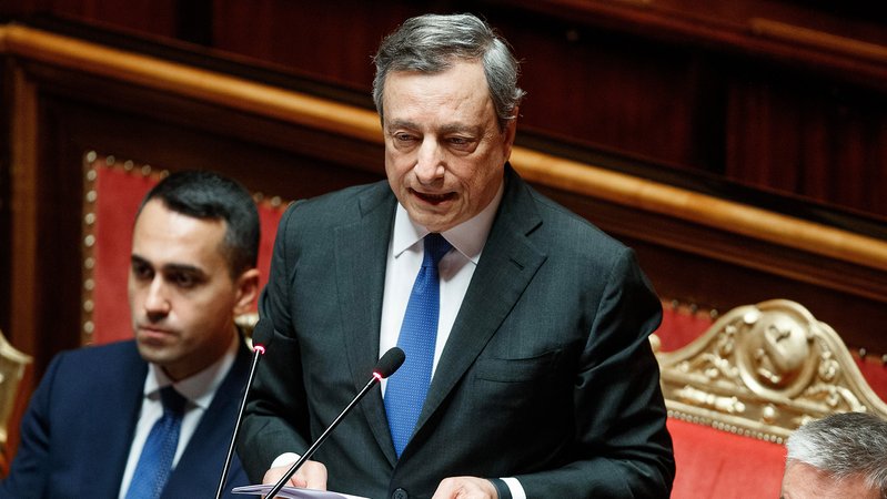 Der italienische Ministerpräsident Mario Draghi hat angekündigt, seine bisherige Regierung vor dem Auseinanderbrechen retten zu wollen.
