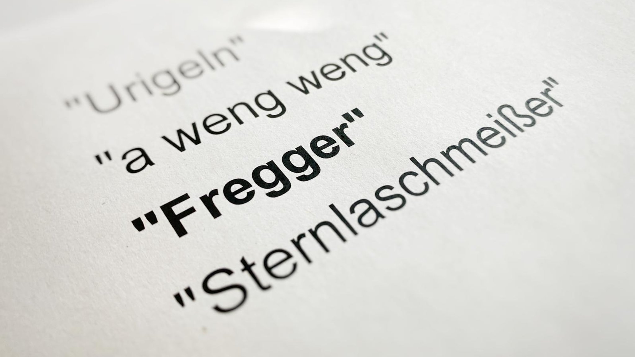 "Fregger" bezeichnet einen gewitzten Menschen oder ein freches, aber durchaus sympathisches Kind