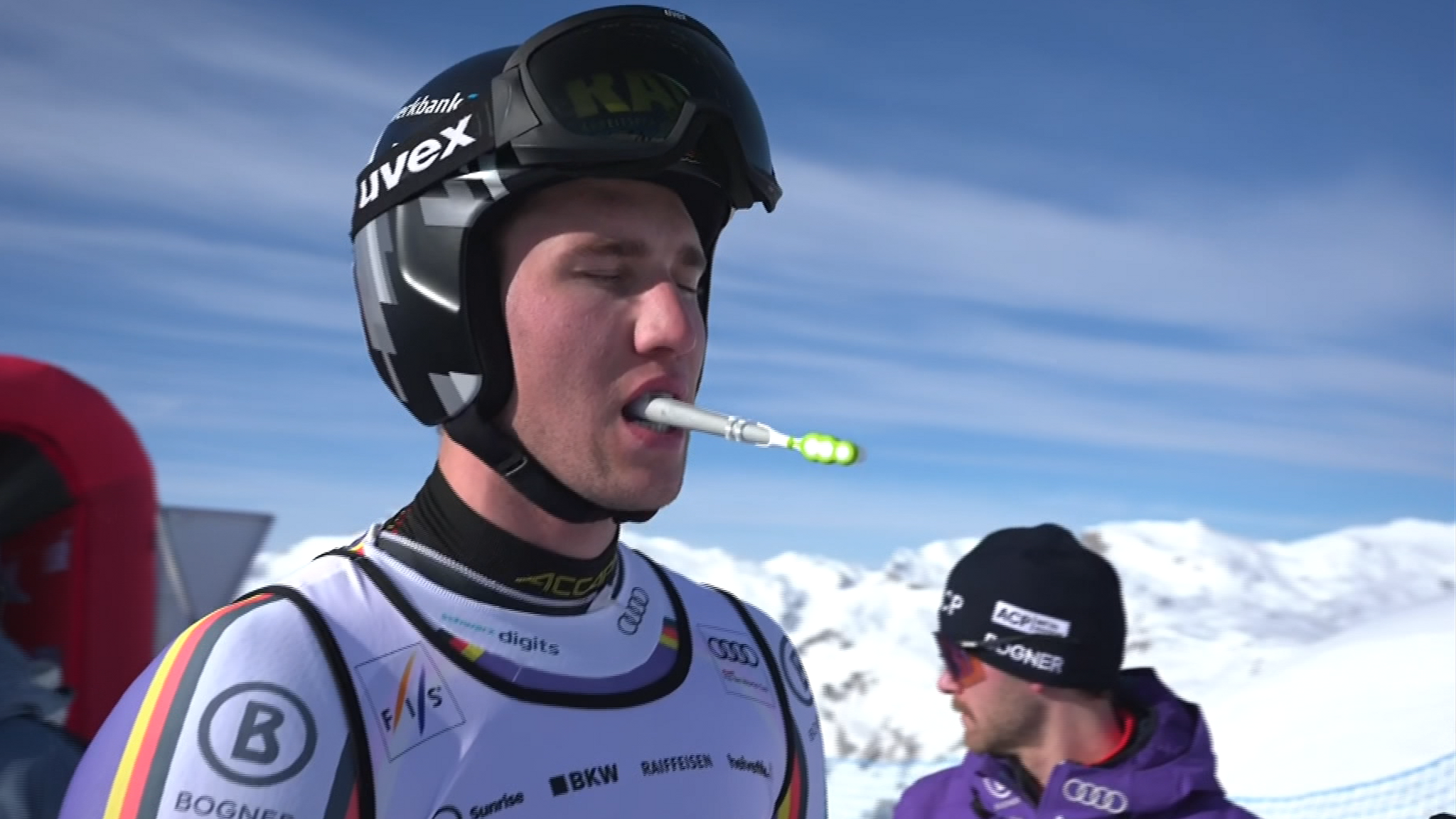 Ski Alpin: Luis Vogt mit Zahnbürste bester Deutscher