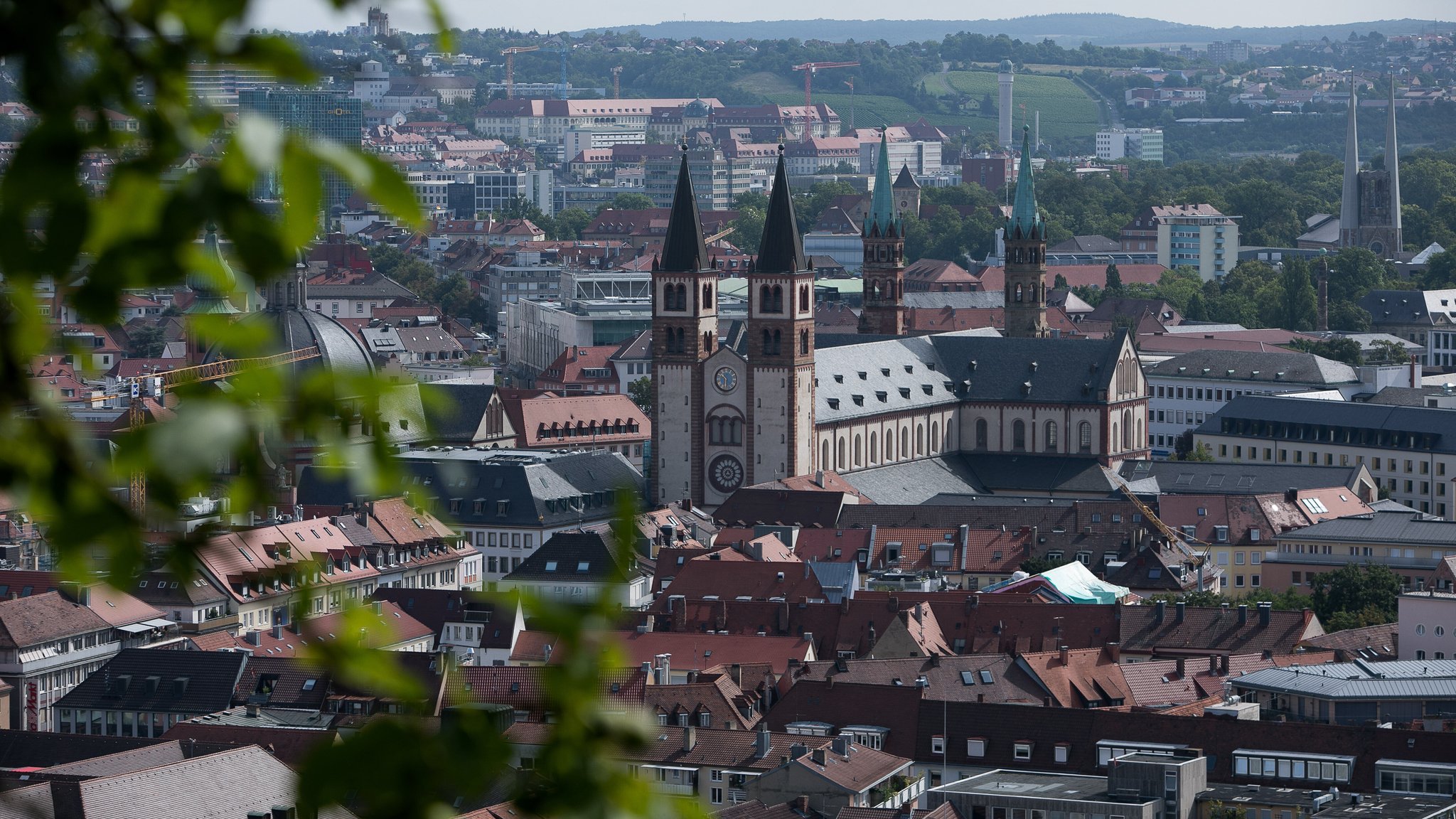 Der Kiliansdom in der Würzburger Innenstadt