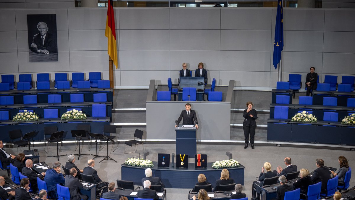 Trauerstaatsakt für Schäuble: "Europa hat eine Säule verloren"