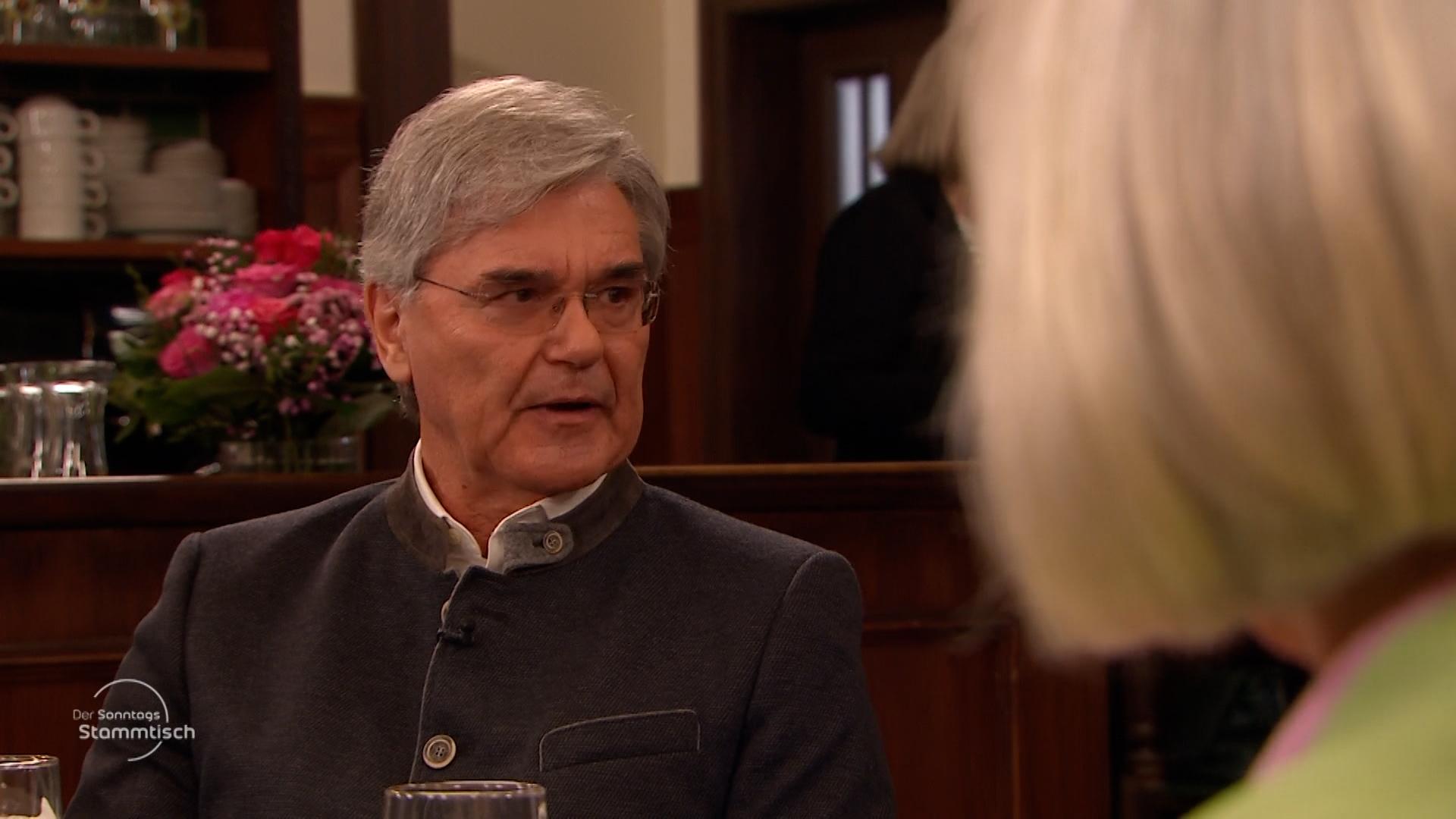 Joe Kaeser am Sonntags-Stammtisch