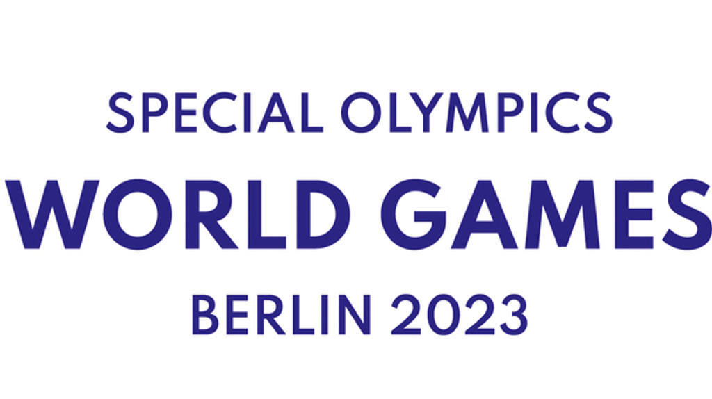 Das Logo der Special Olympics 2023 in Berlin.
