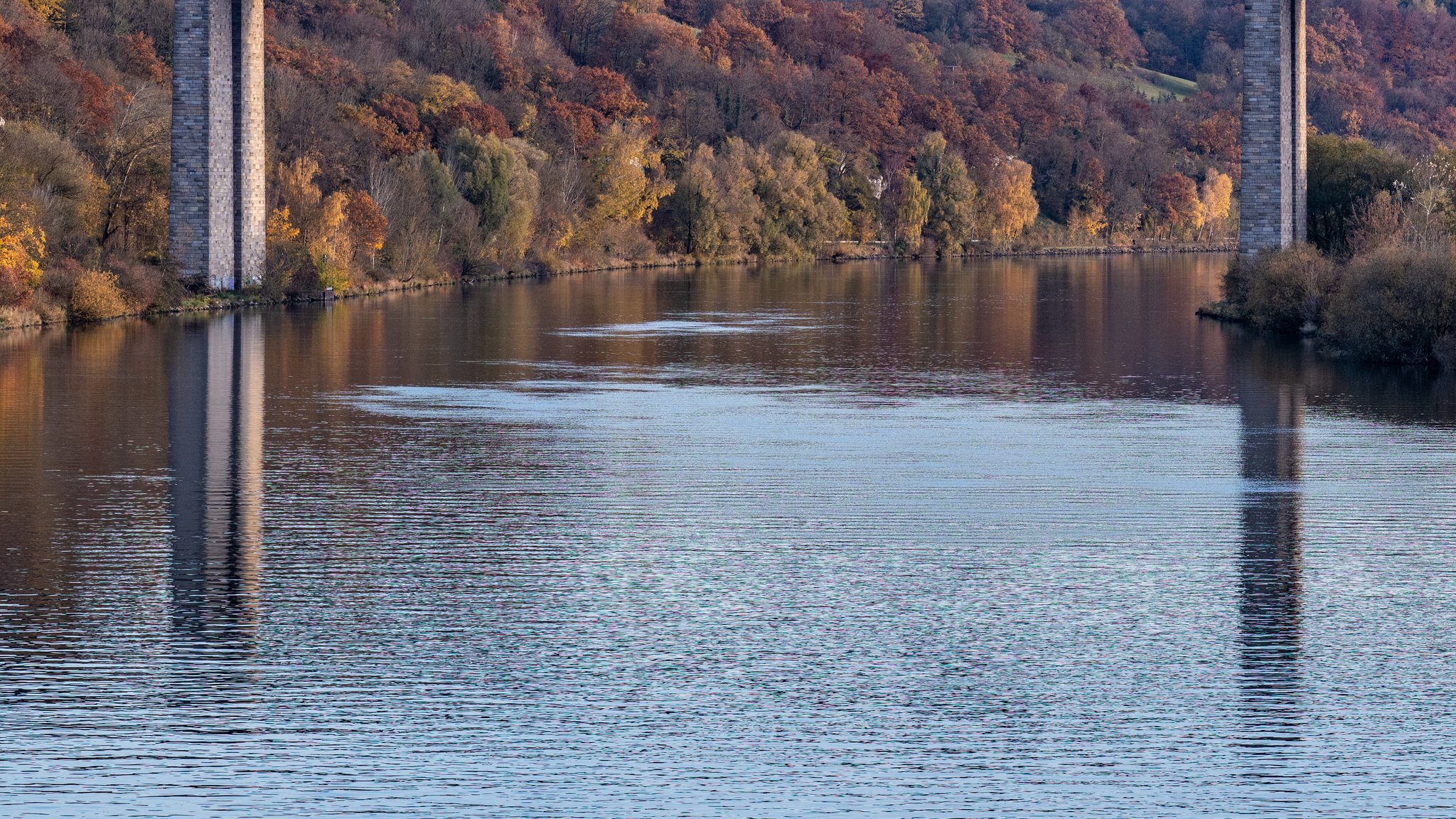 Die Donau bei Sinzing im Landkreis Regensburg. 