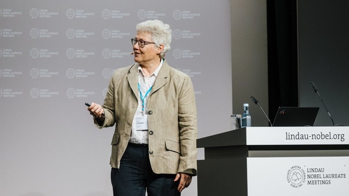 Nobelpreisträgerin in Lindau: Auf Tagung mit Anne L'Huillier