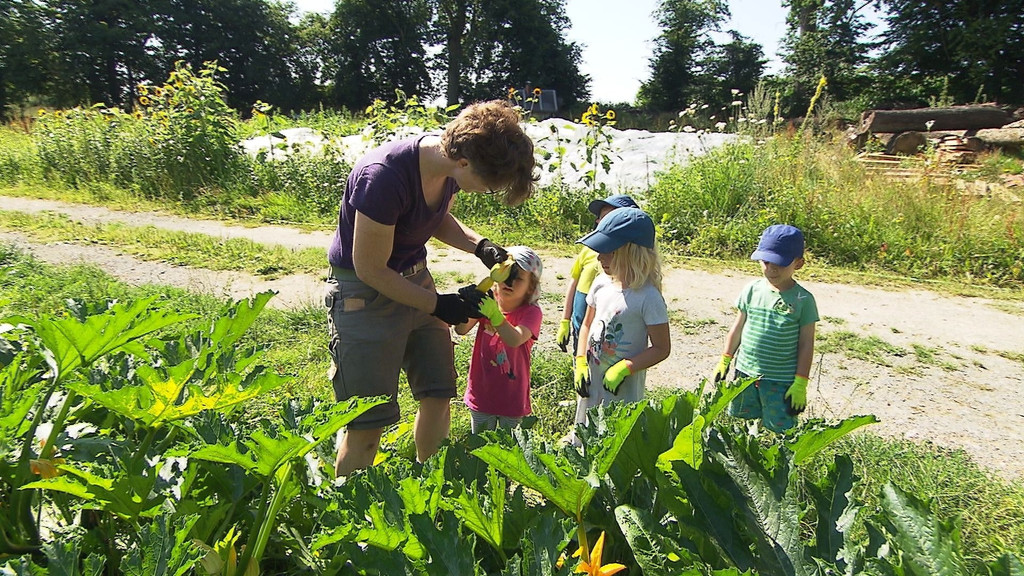 Eines der sozialen Projekte: ein Bauernhof-Kindergarten