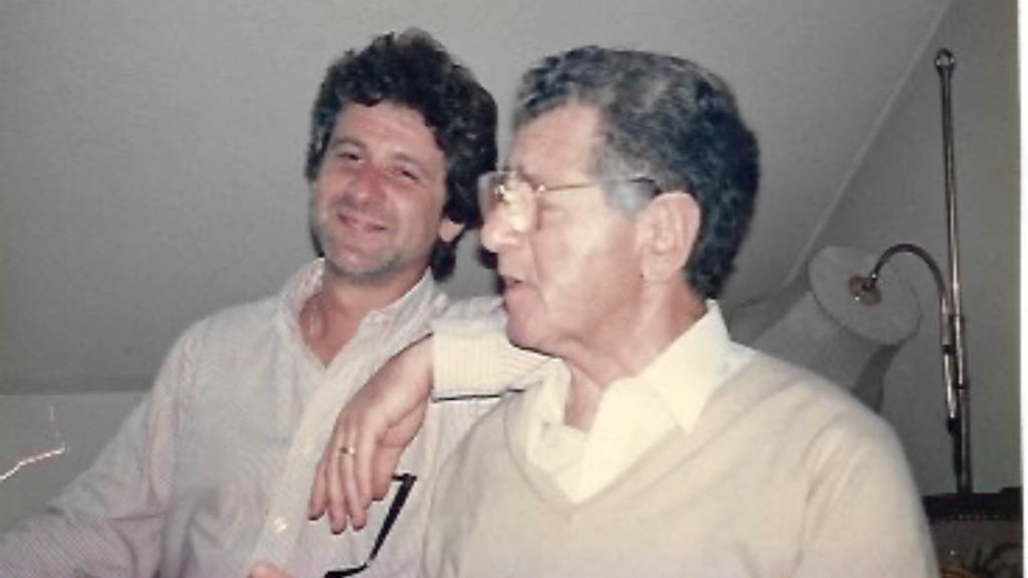 Marcel Reif und sein Vater Leon Reif. | Bild: privat / Marcel Reif Marcel Reif und sein Vater Leon Reif.