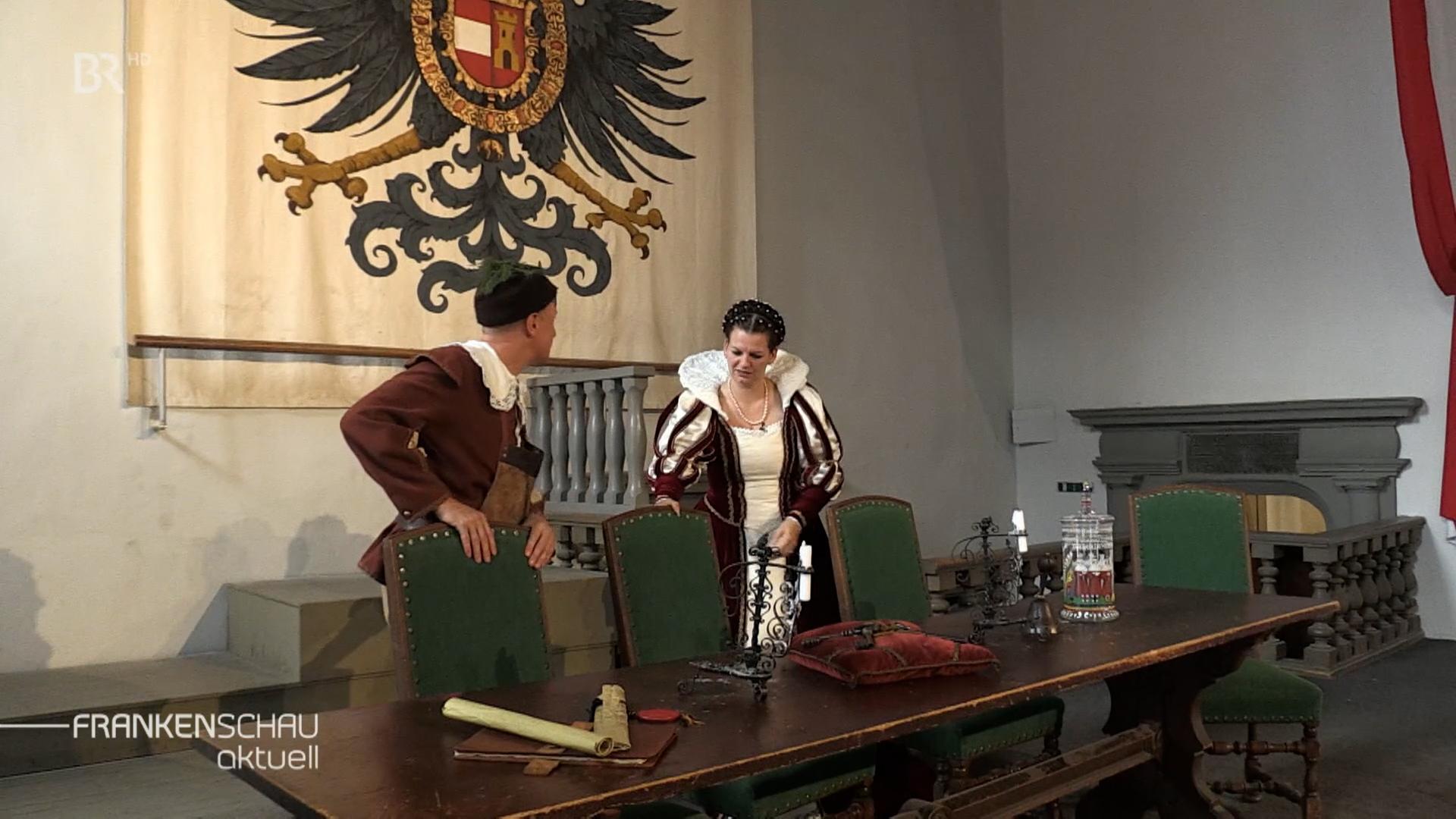 Historienstück "Der Meistertrunk".