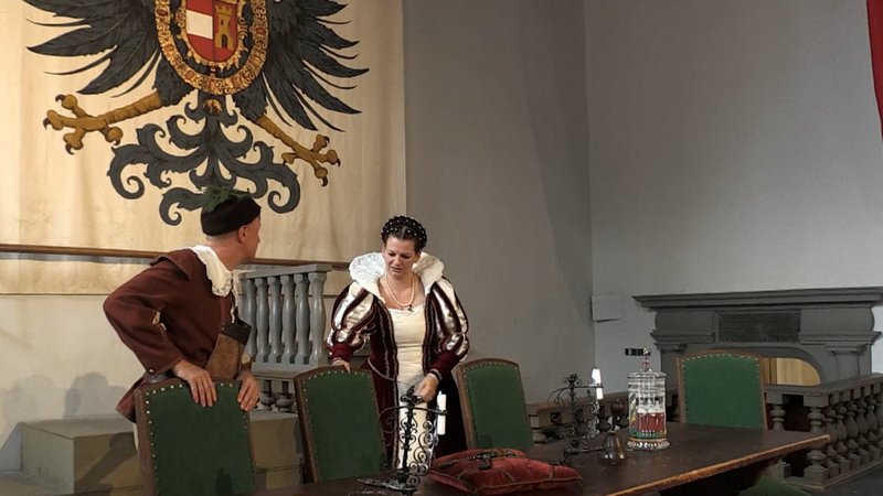 Historienstück "Der Meistertrunk". | Bild: BR Historienstück "Der Meistertrunk".