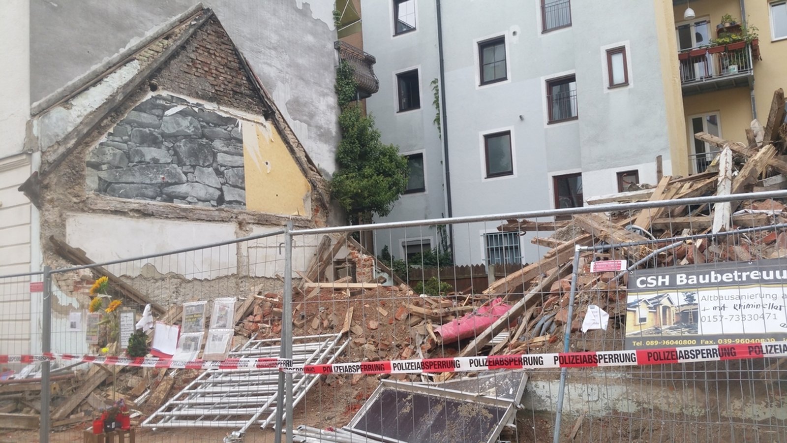 Münchner Bürger kämpfen um Wiederaufbau von Baudenkmal