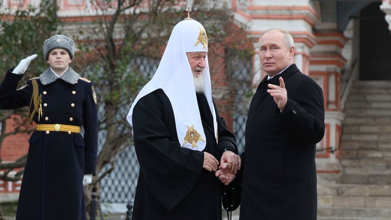 Bündnis zwischen russisch-orthodoxer Kirche und Kreml | Bild:Gavriil Grigorov/Picture Alliance