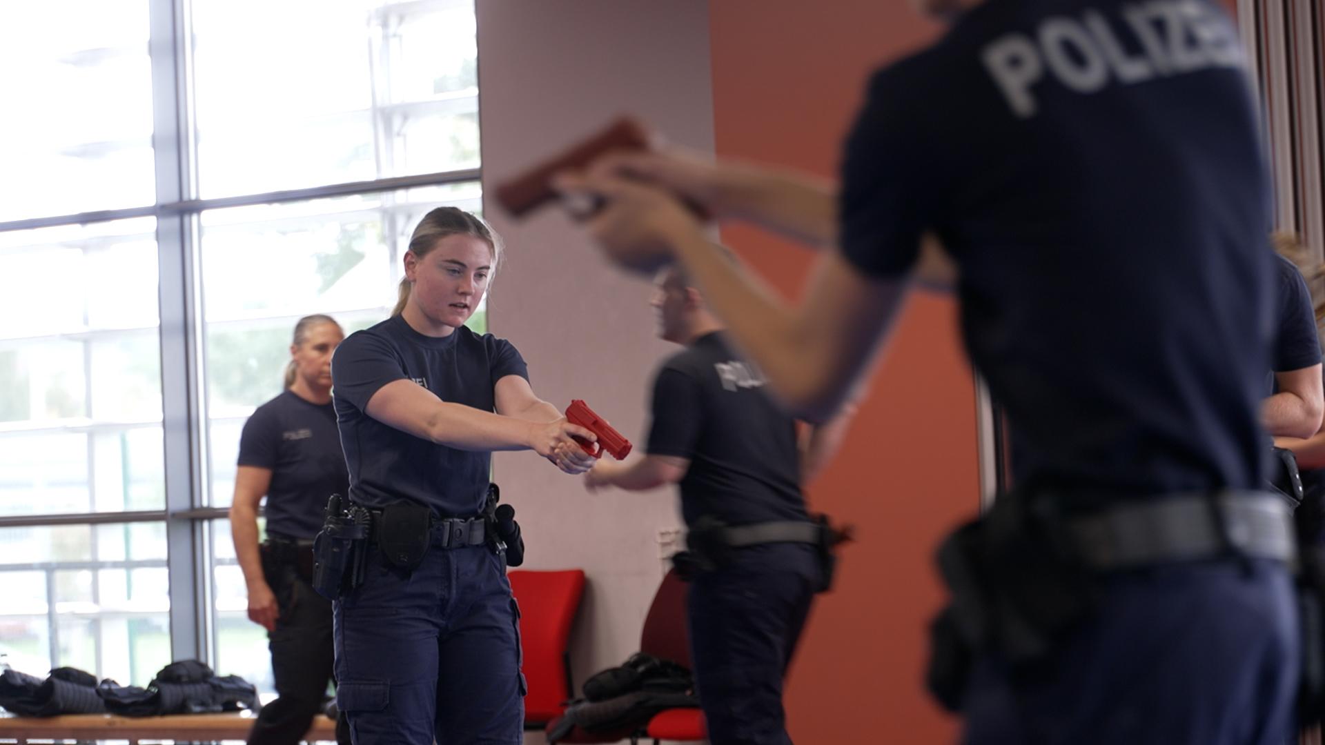 Einsatztraining im Aus- und Fortbildungszentrum der Bundespolizei in Bamberg