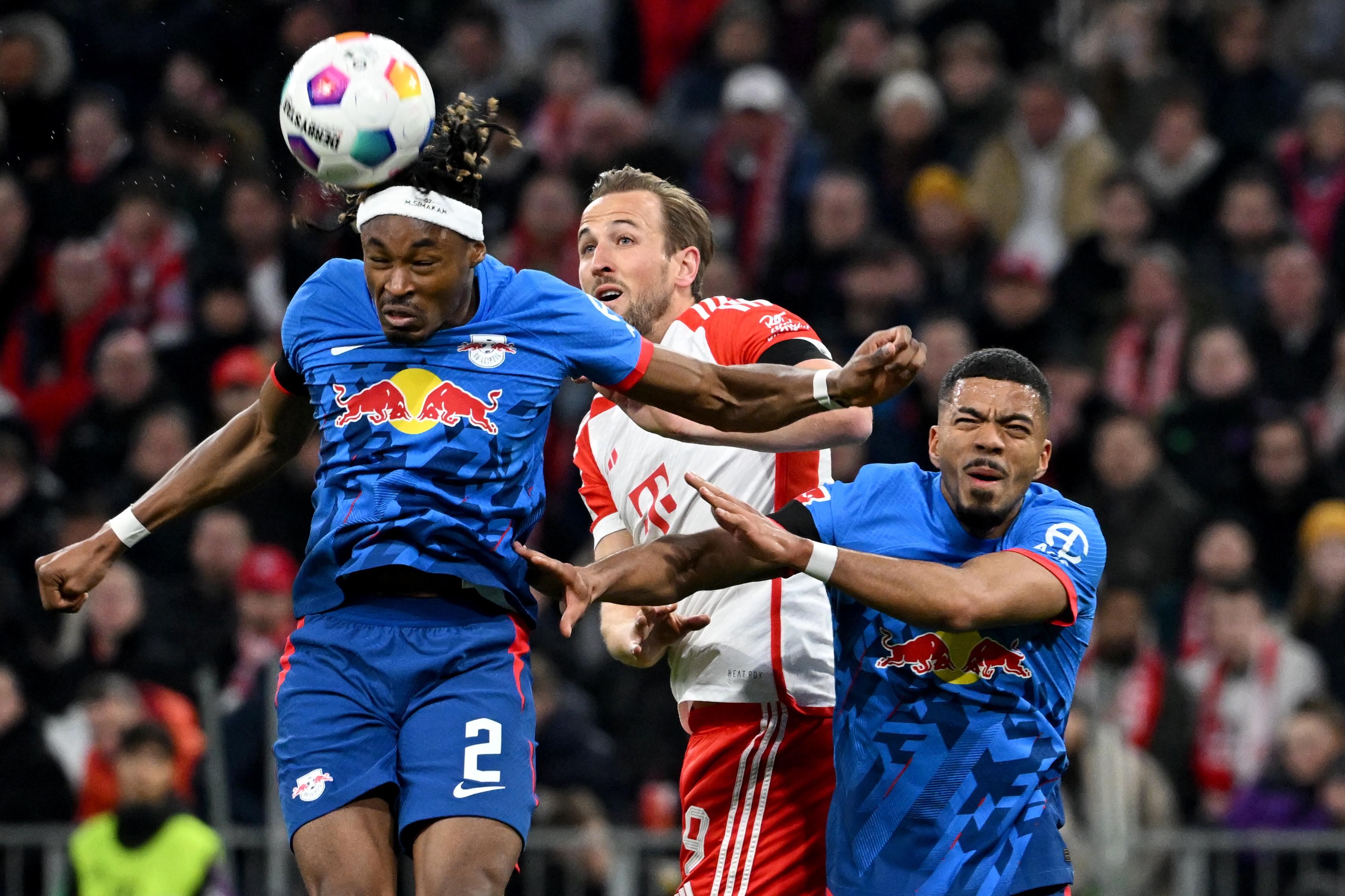 Spielszene FC Bayern München - RB Leipzig