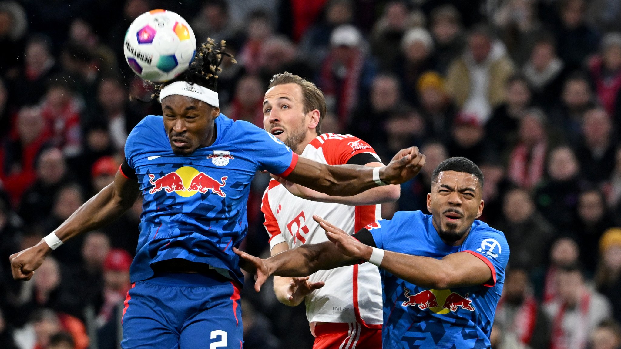 Spielszene FC Bayern München - RB Leipzig