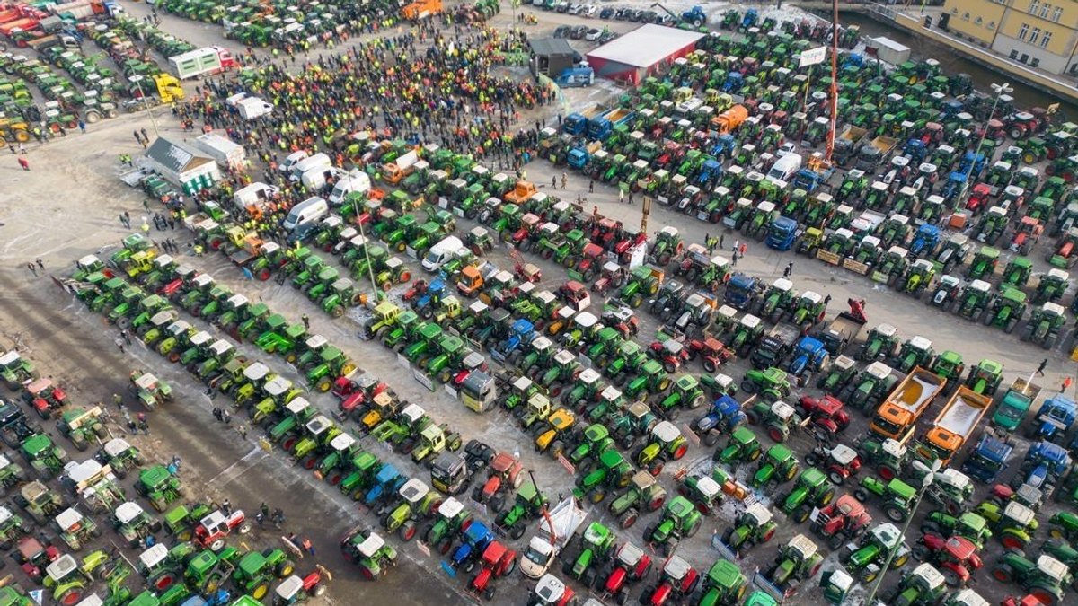 Etwa 80.000 Traktoren waren in den letzten Tagen bayernweit unterwegs.