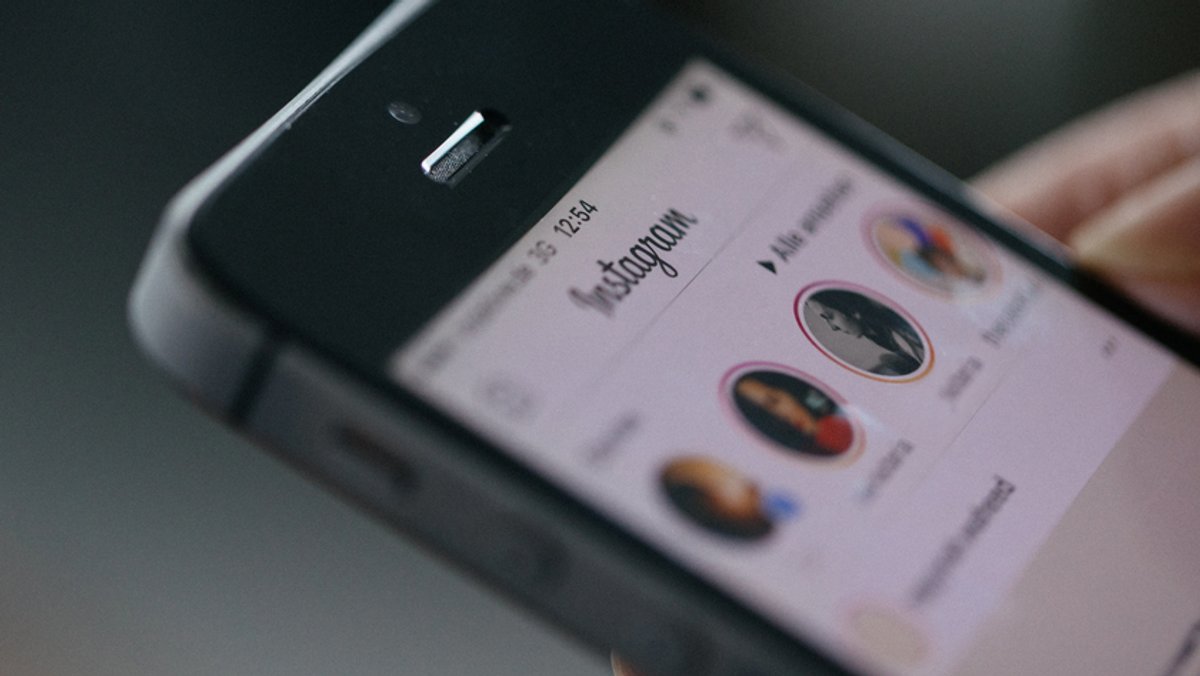 Die App "Instagram" auf einem Smartphone