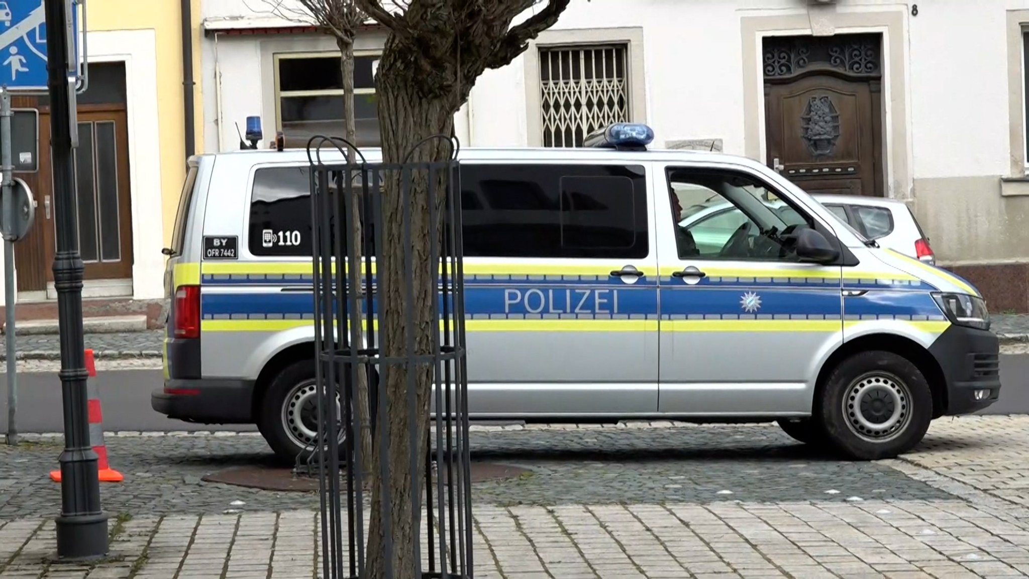 Ein Polizeibus