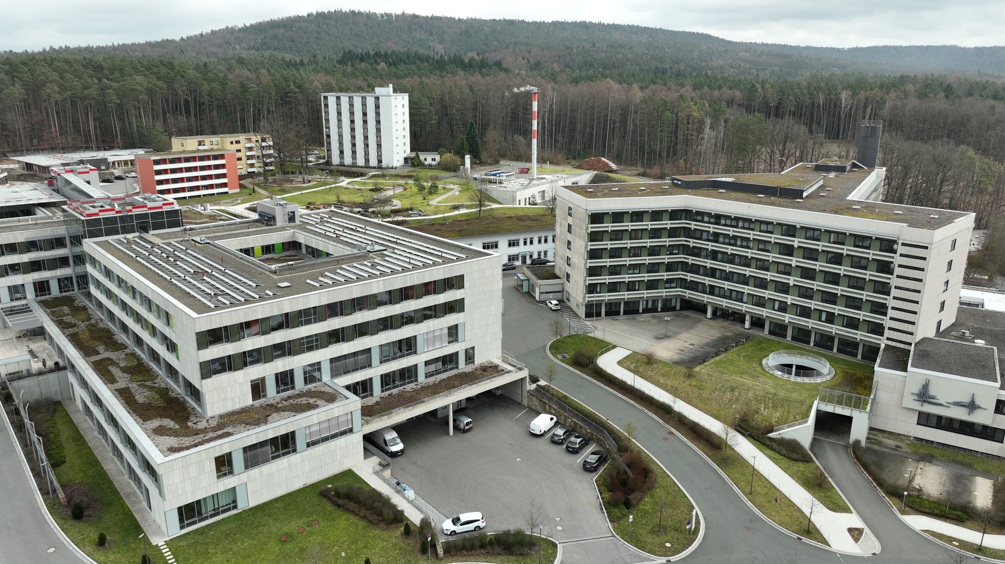 Das Klinikgelände in Lichtenfels. 