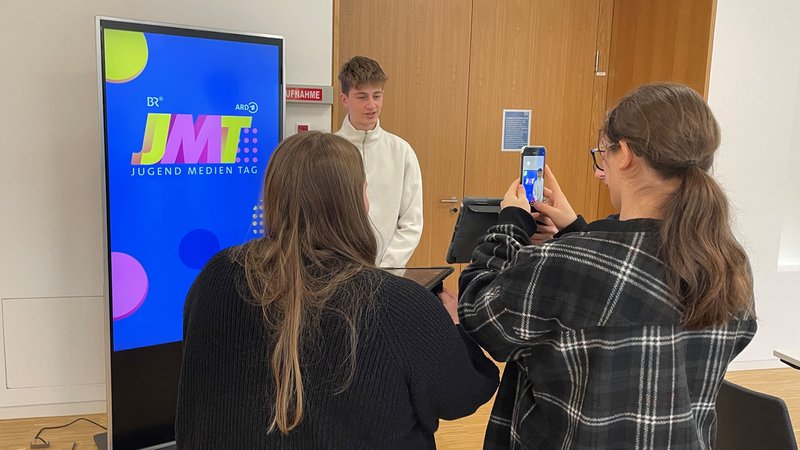 ARD Jugendmedientag im BR Studio Franken. | Bild: BR / Frank Strerath ARD Jugendmedientag im BR Studio Franken.
