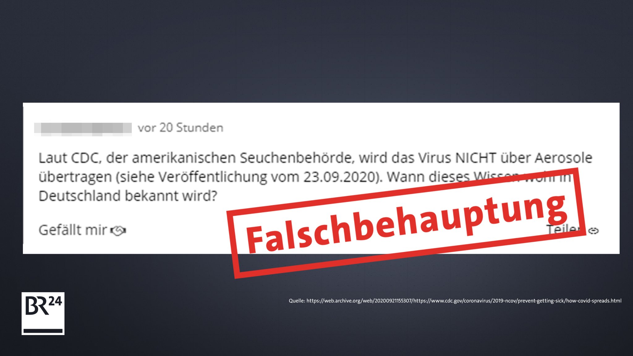 Ein BR24-User-Kommentar - der #Faktenfuchs prüft