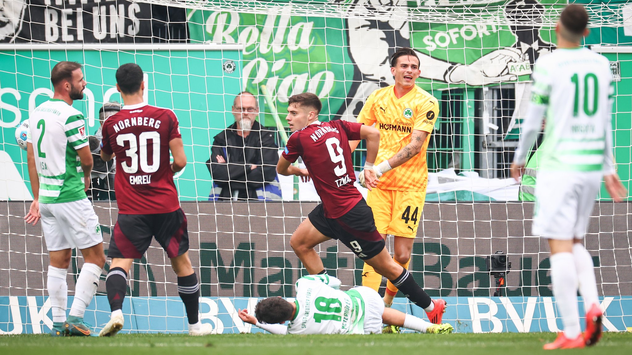 Im Hinspiel durfte nur der 1. FC Nürnberg jubeln.