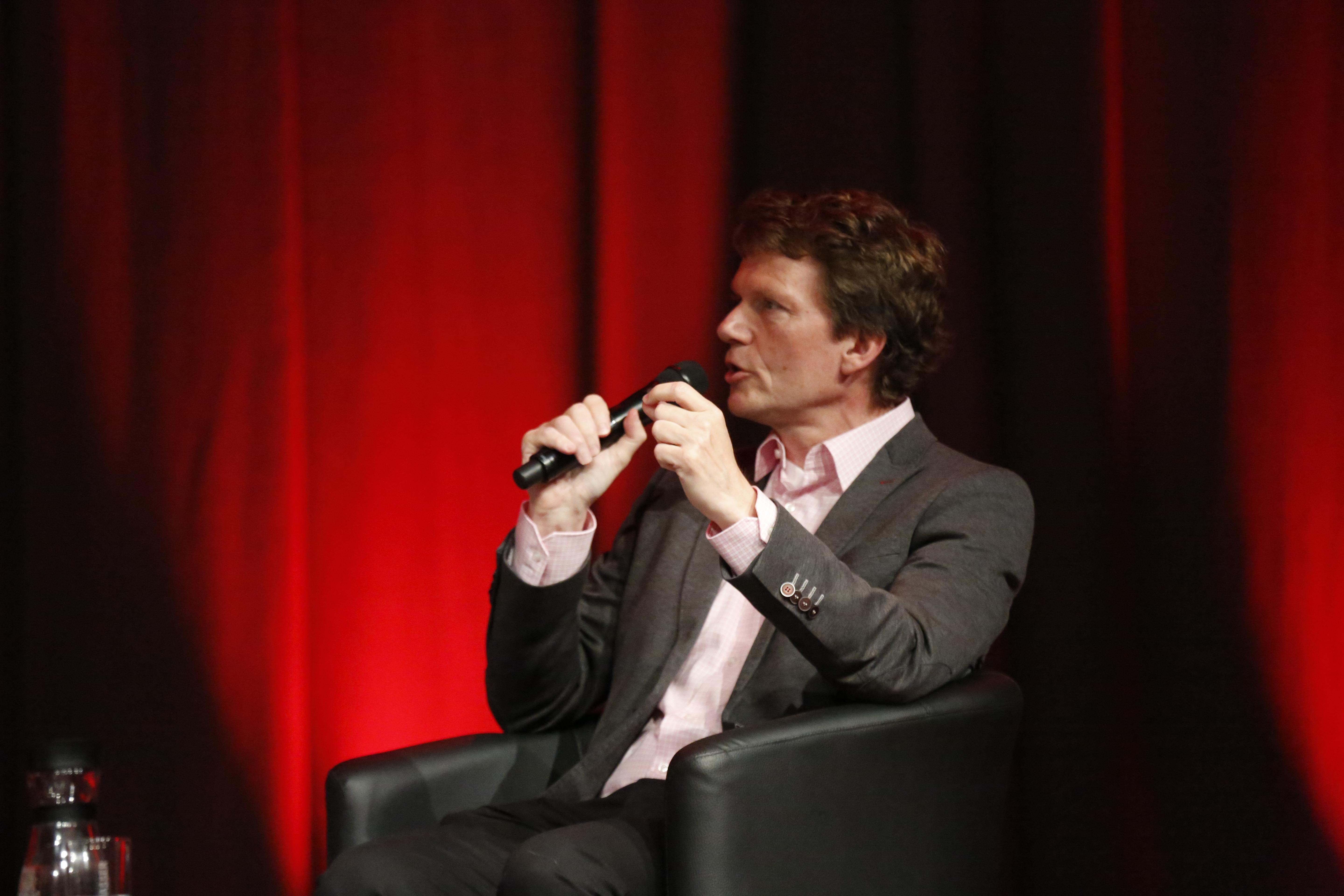 Der Soziologe Hartmut Rosa im Jahr 2015 | Bild:picture alliance / Pacific Press | Michael Debets