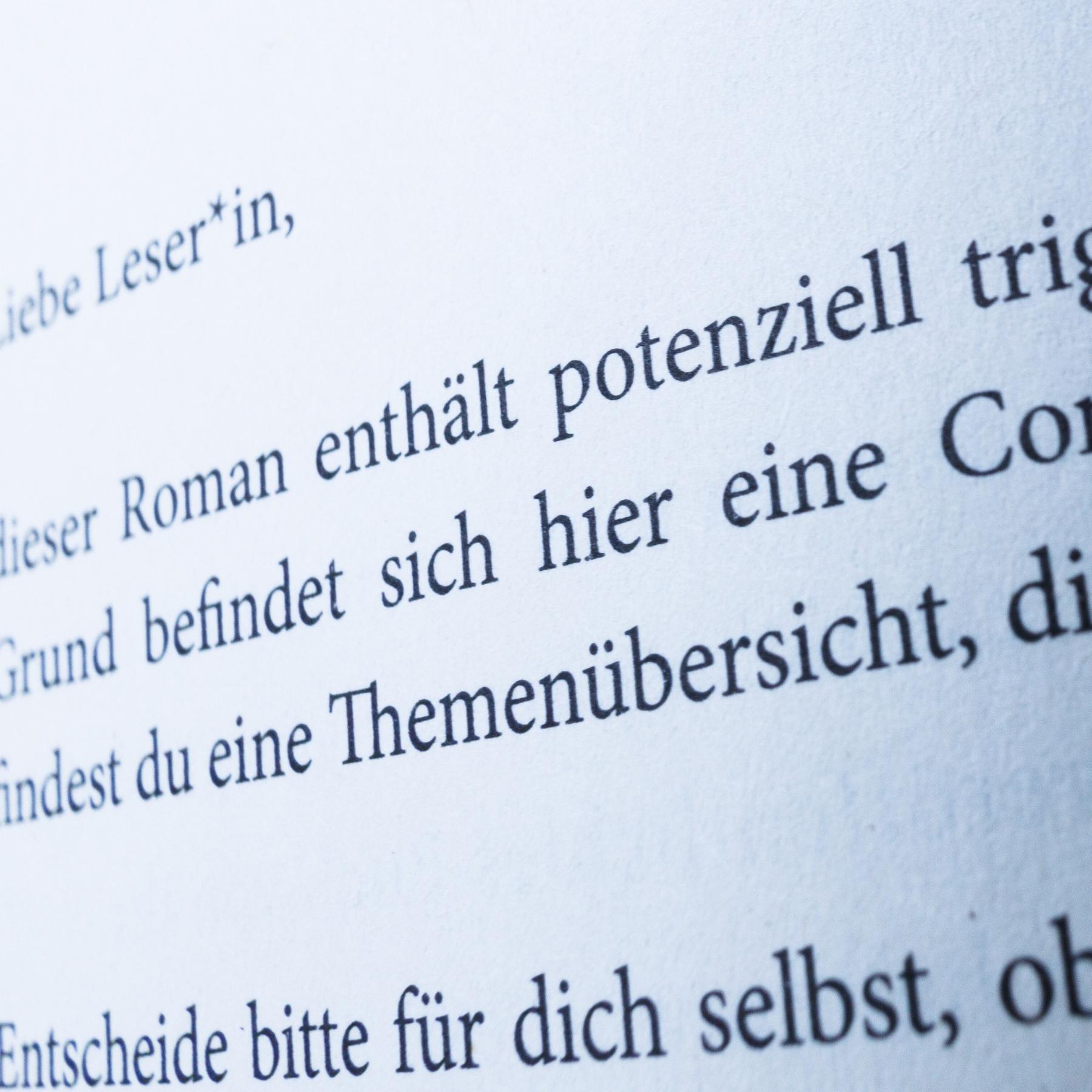 Triggerwarnung - Können Bücher wirklich gefährlich werden? Triggerwarnung - Können Bücher wirklich gefährlich werden?