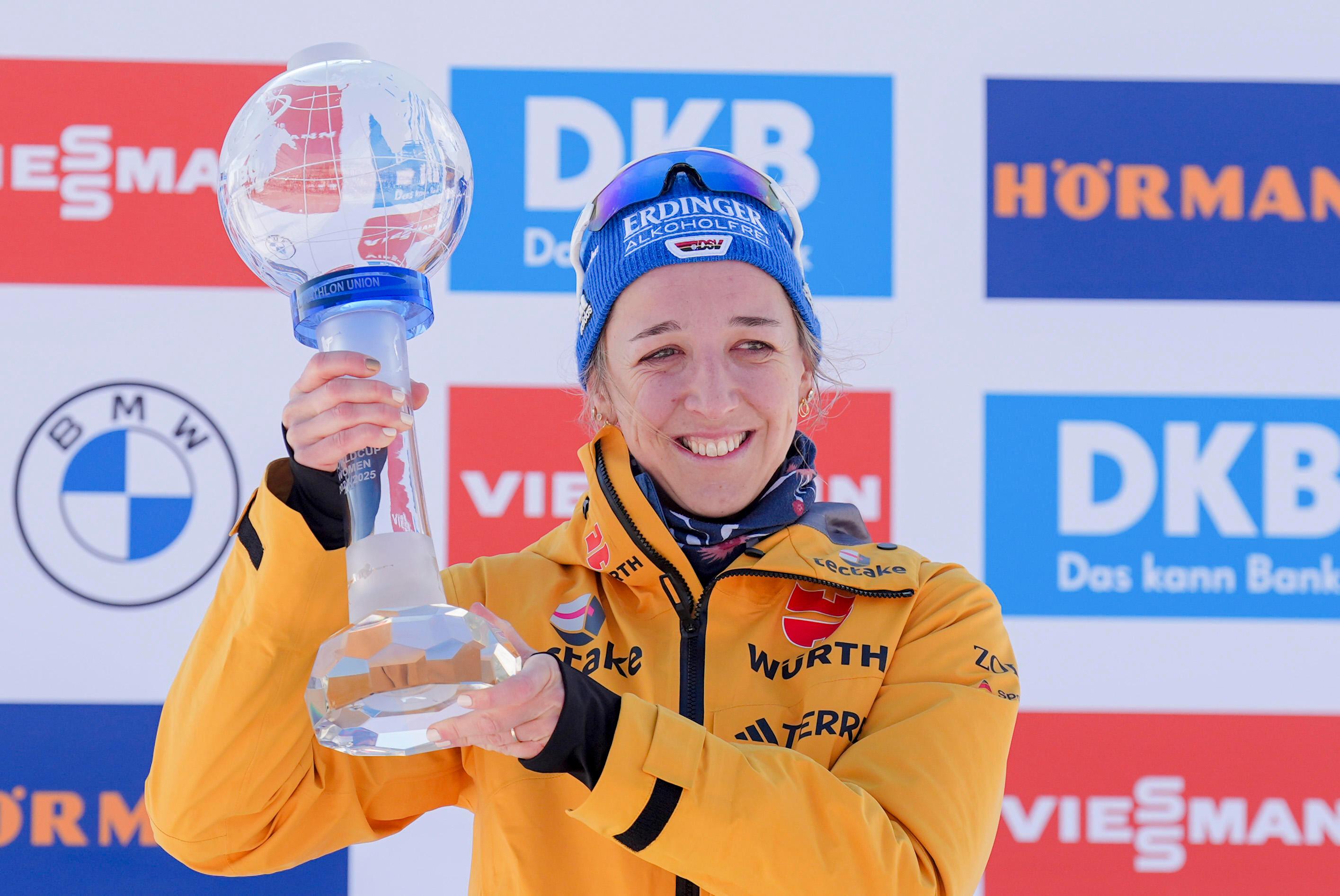 Gewann im letzten Jahr den Biathlon-Gesamtweltcup: Franziska Preuß