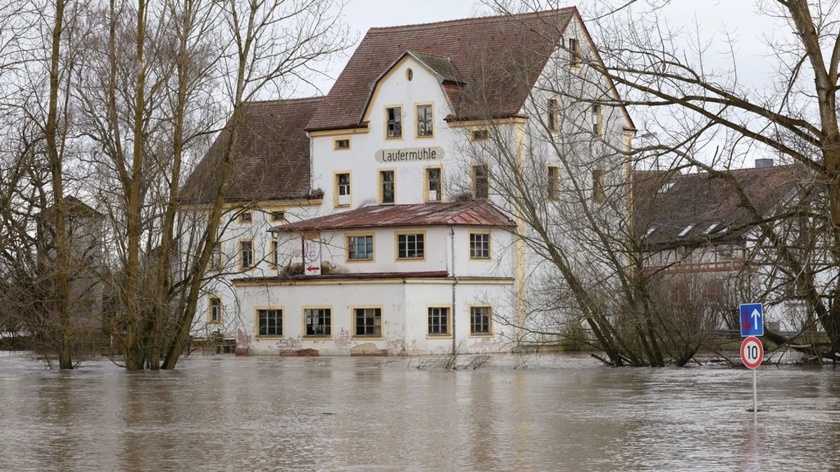 Hochwasser in Nordbayern – Schnee und Frost im Anmarsch