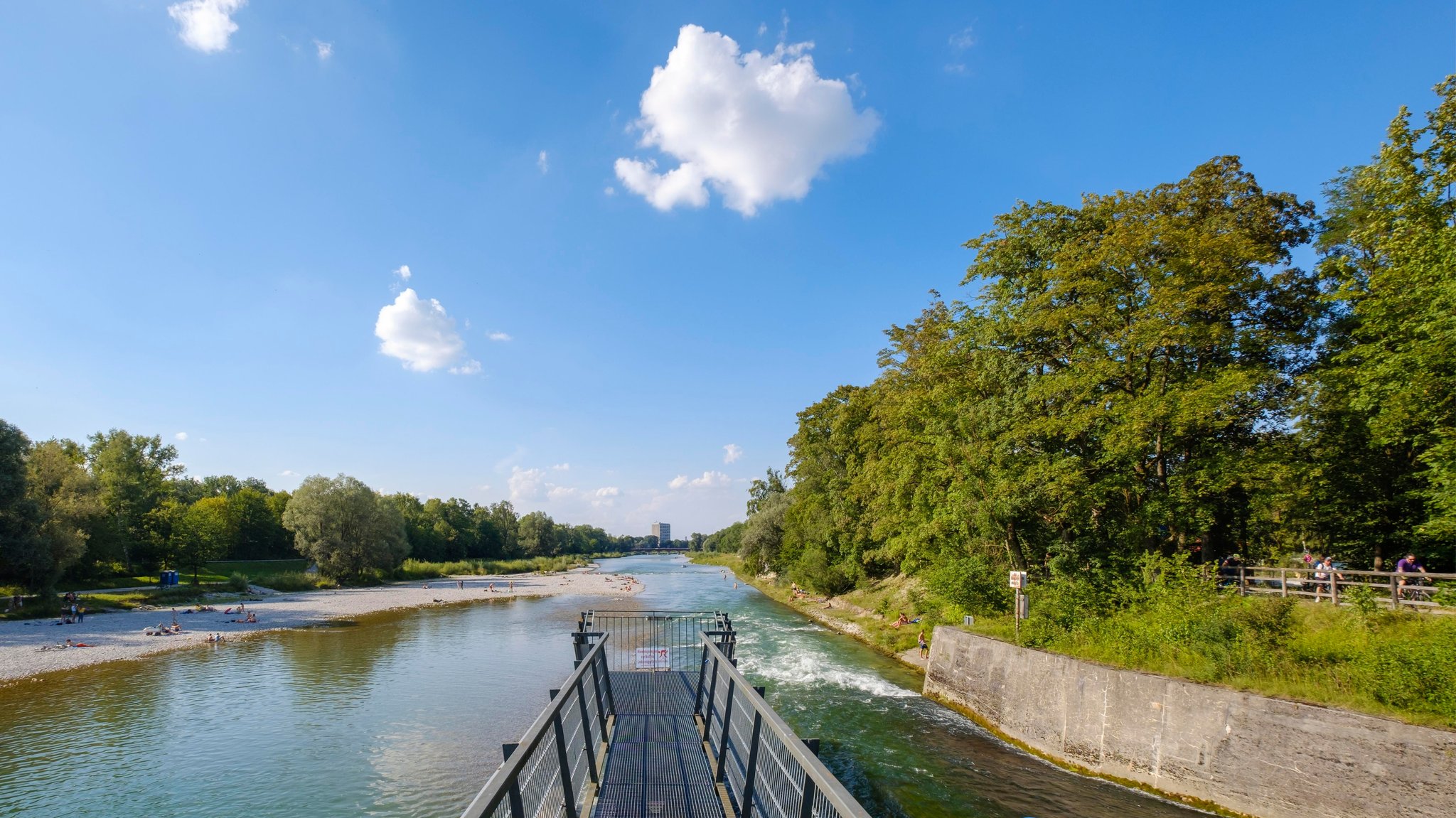 Isar, Stichsteg vom Marienklausensteg (Symbolbild)