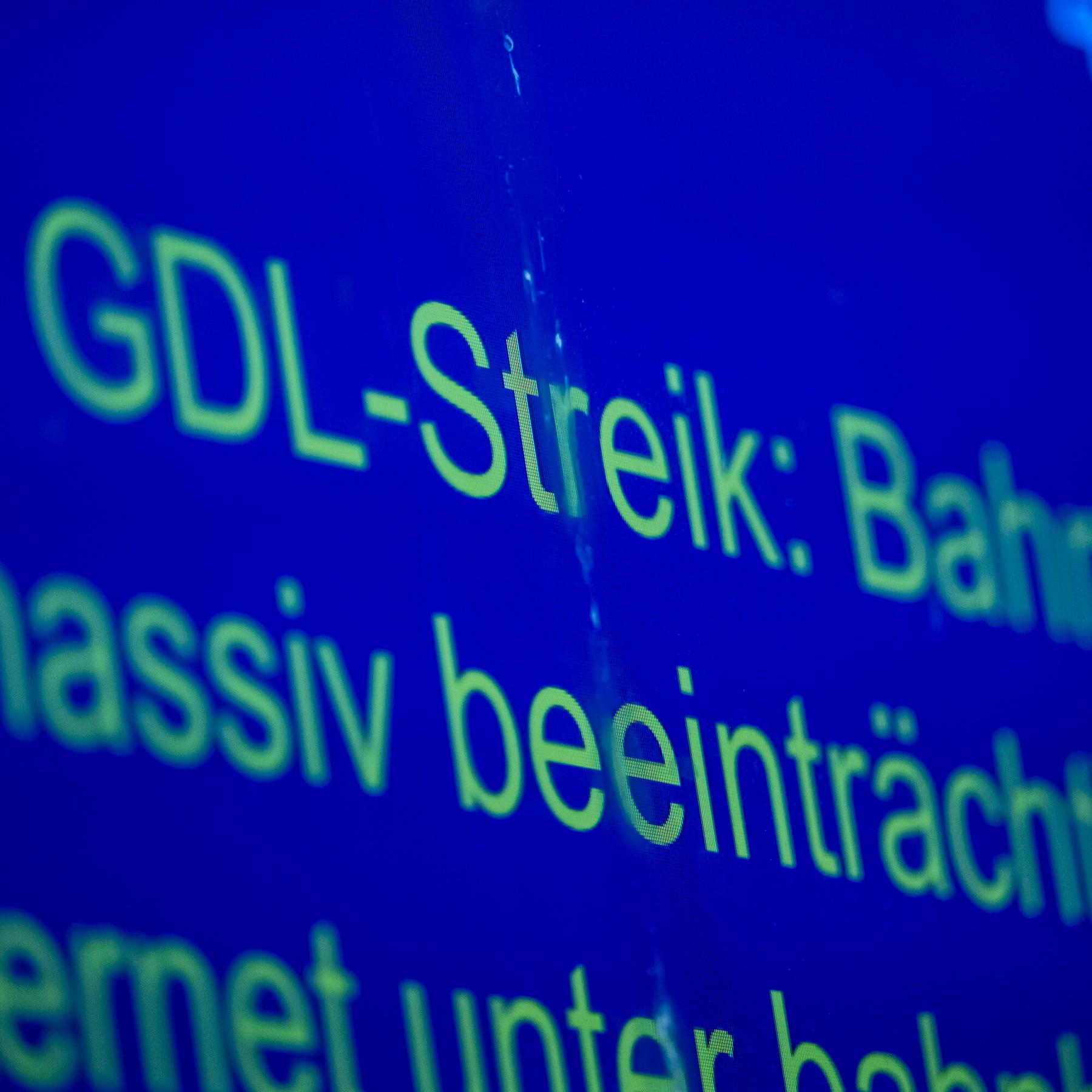 GDL-Streik bei der Bahn