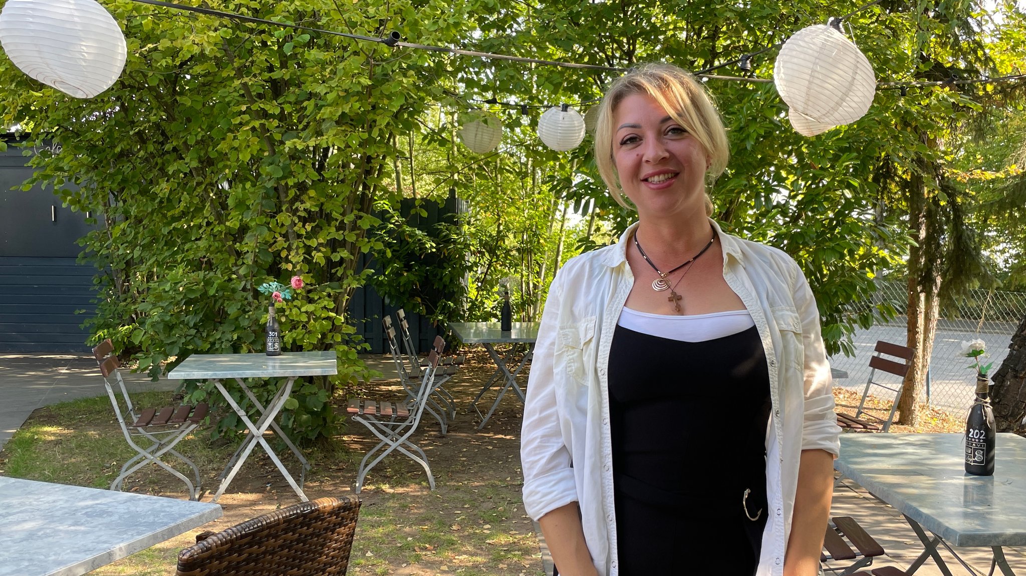 Yuliia ist 2022 aus der Ukraine geflohen, jetzt lebt sie im unterfränkischen Estenfeld.