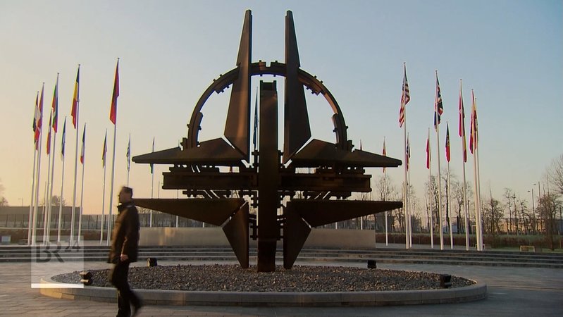 Nato-Skulptur in Brüssel