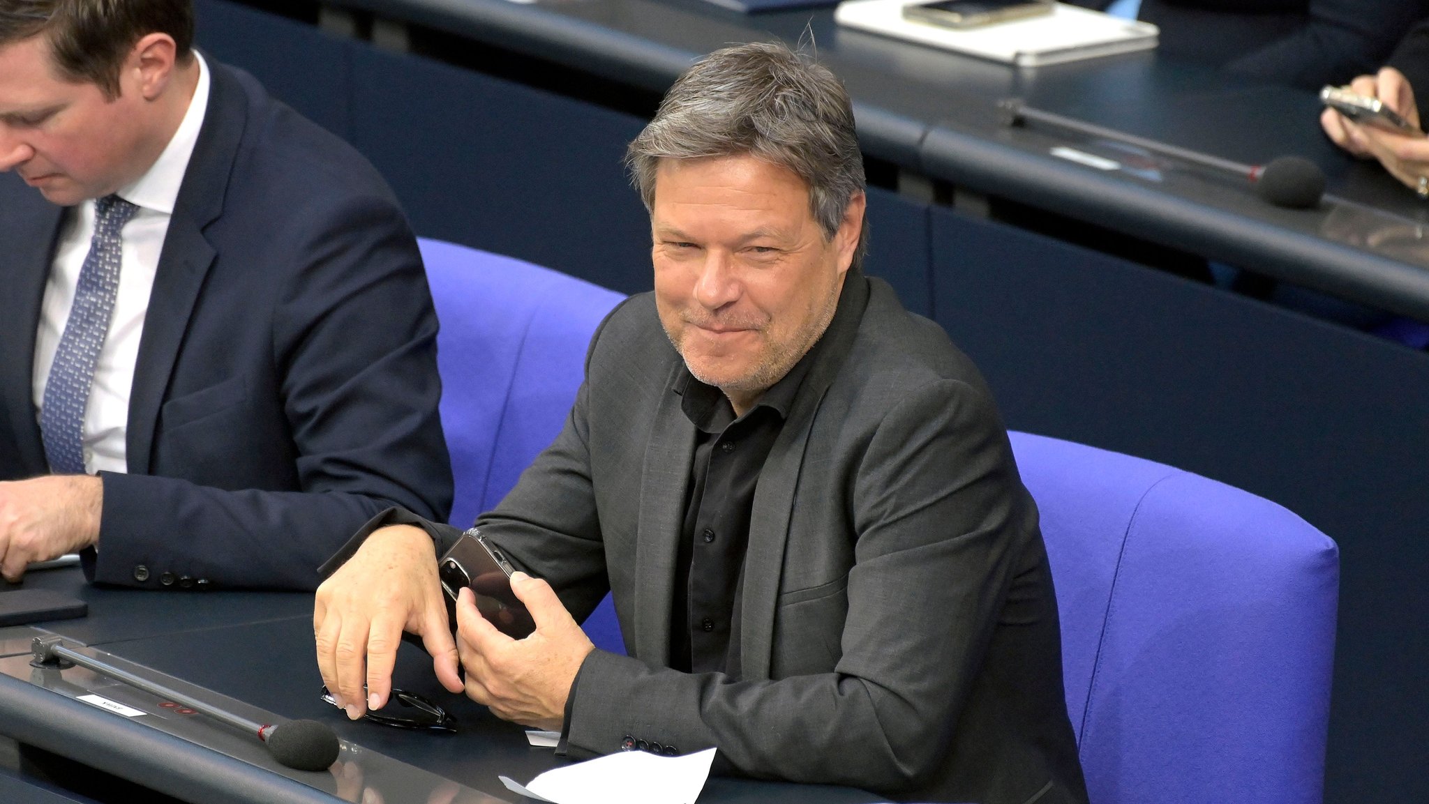 Robert Habeck in der 167. Sitzung des Deutschen Bundestages im Reichstagsgebäude. Berlin, 26.04.2024