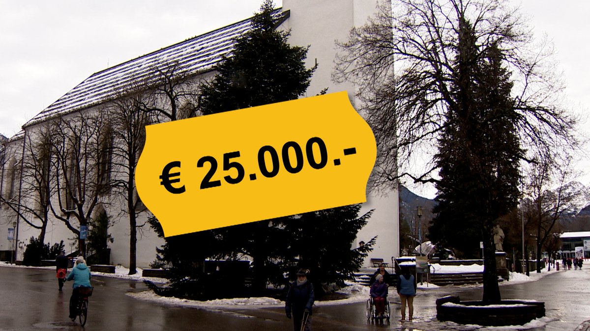 Steuerverschwendung: Oberstdorfs Christbaum für 25.000 Euro