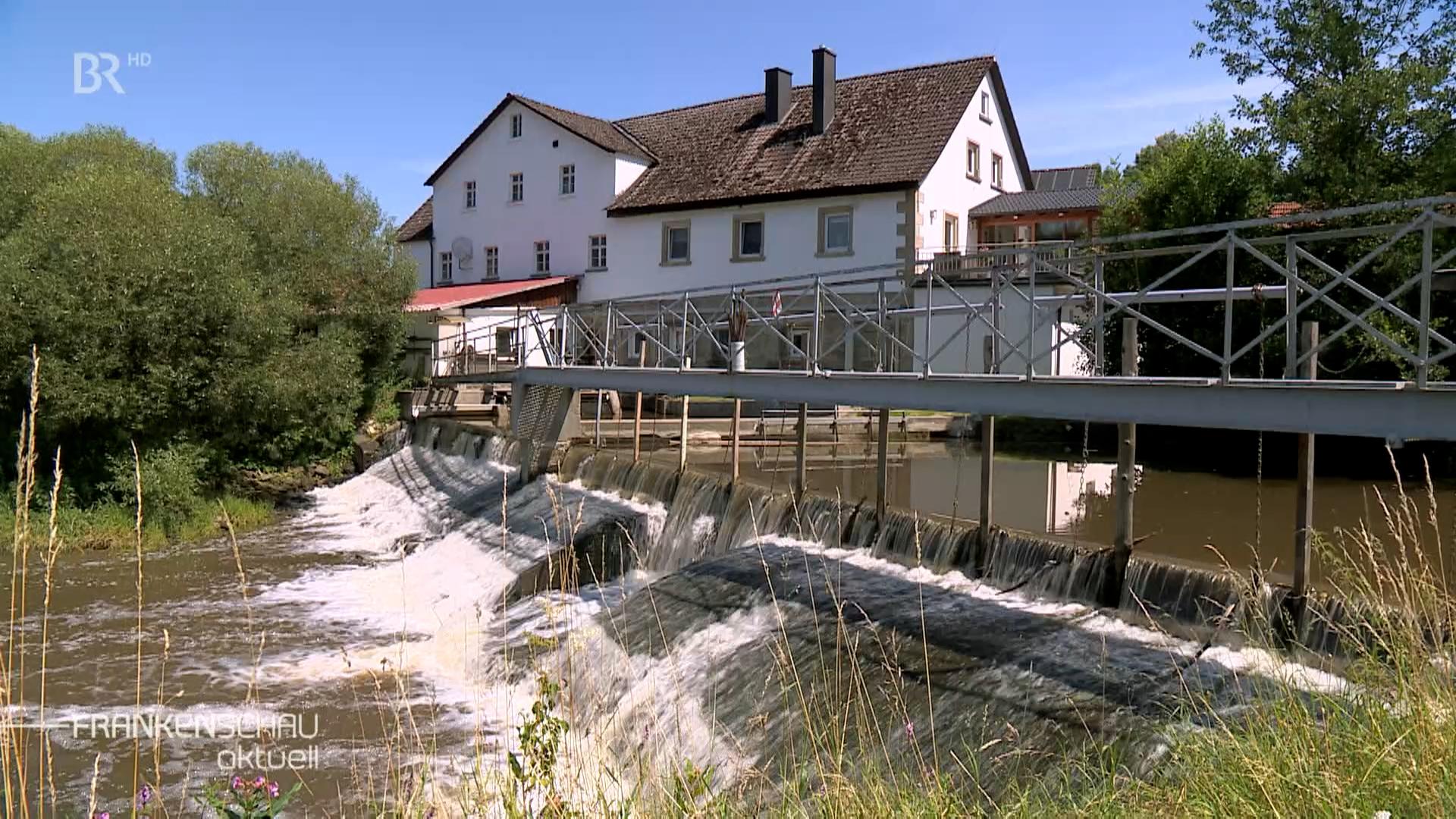 Wassermühle von außen.