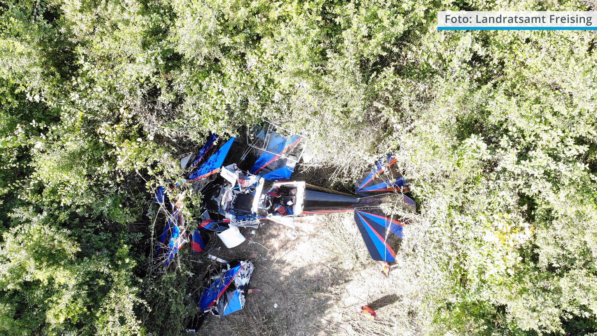 Zwei Männer sterben bei Flugzeugabsturz 