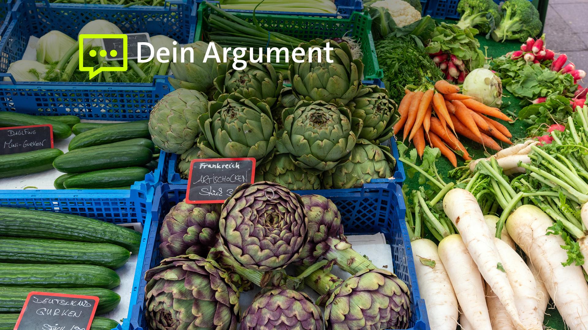 Gemüse auf einem Wochenmarkt (Archivbild)