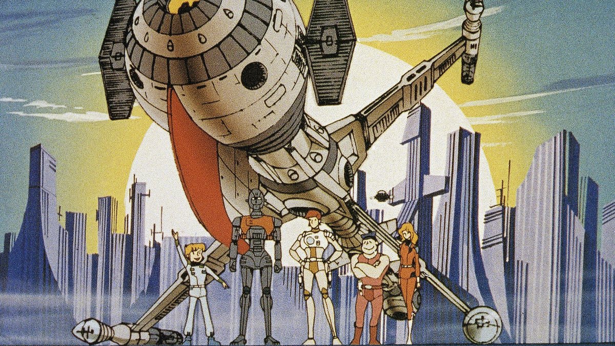 "Captain Future" (hier auf einer Zeichnung aus dem Jahr 1979)