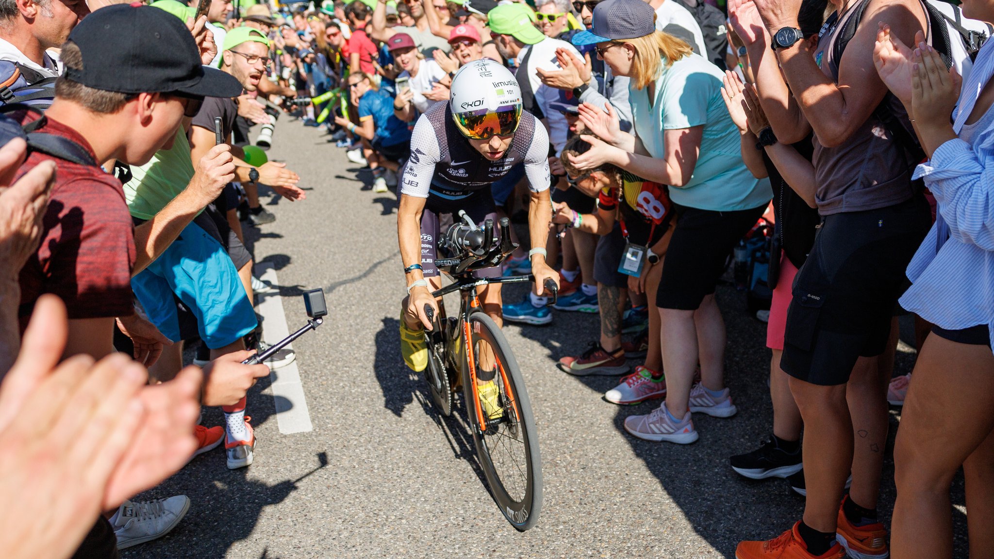 Anne Haug beim Challenge Roth 2023 am Solarer Berg