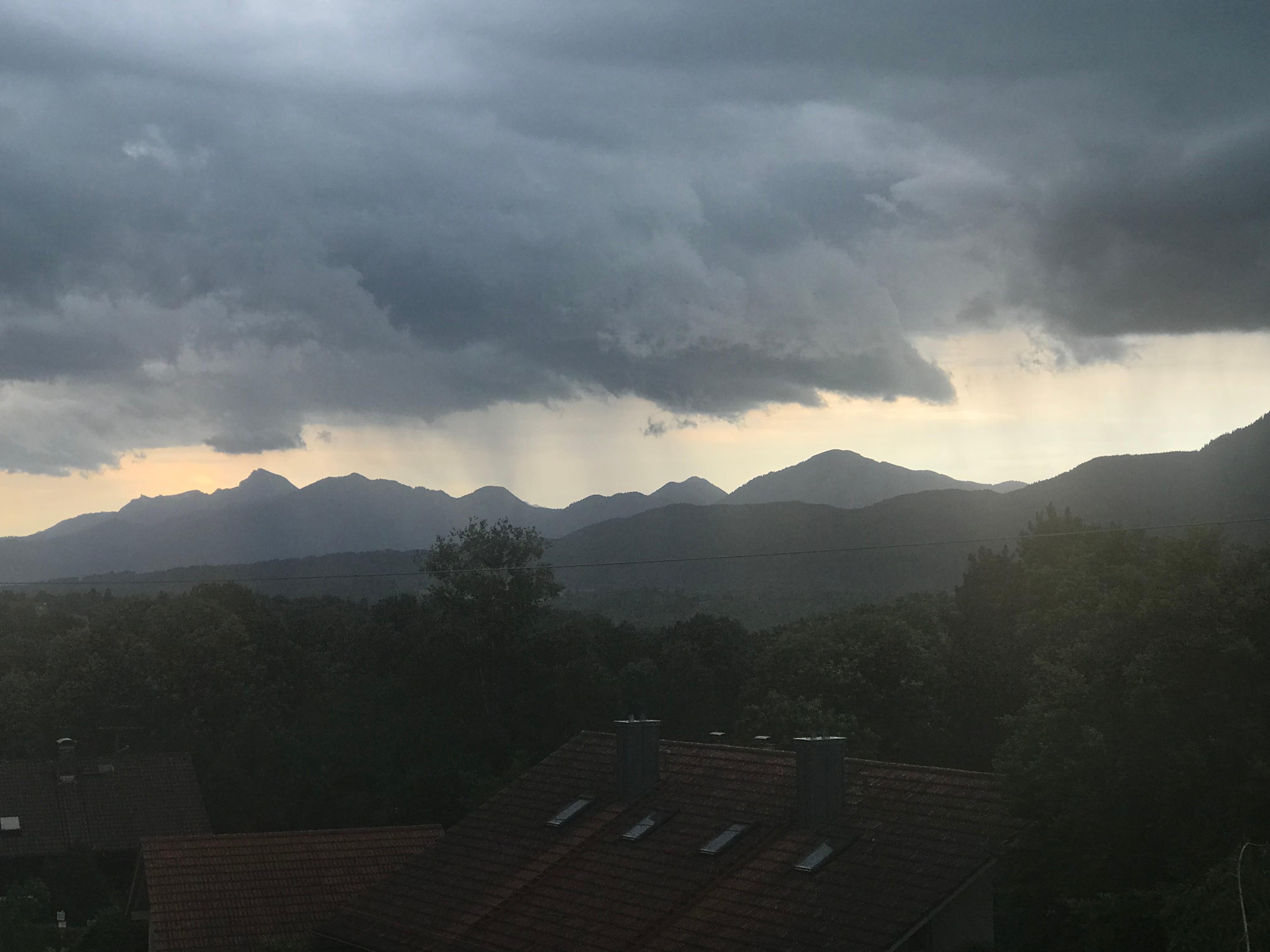 Gewitter über Murnau (Archivbild)