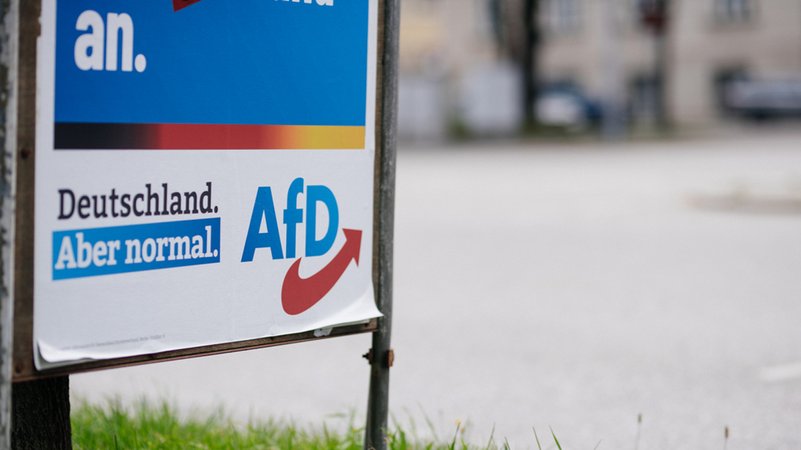 Ein Wahlplakat der AfD bei der Bundestagswahl 2021.
