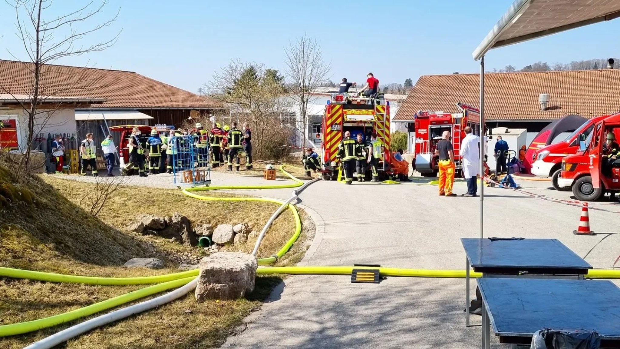 Feuerwehreinsatz in Andechs am Freitag