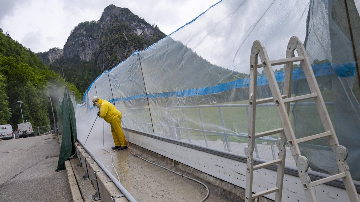 Rodler Loch an Königsseebahn-Baustelle: "Mega, wie es vorangeht"