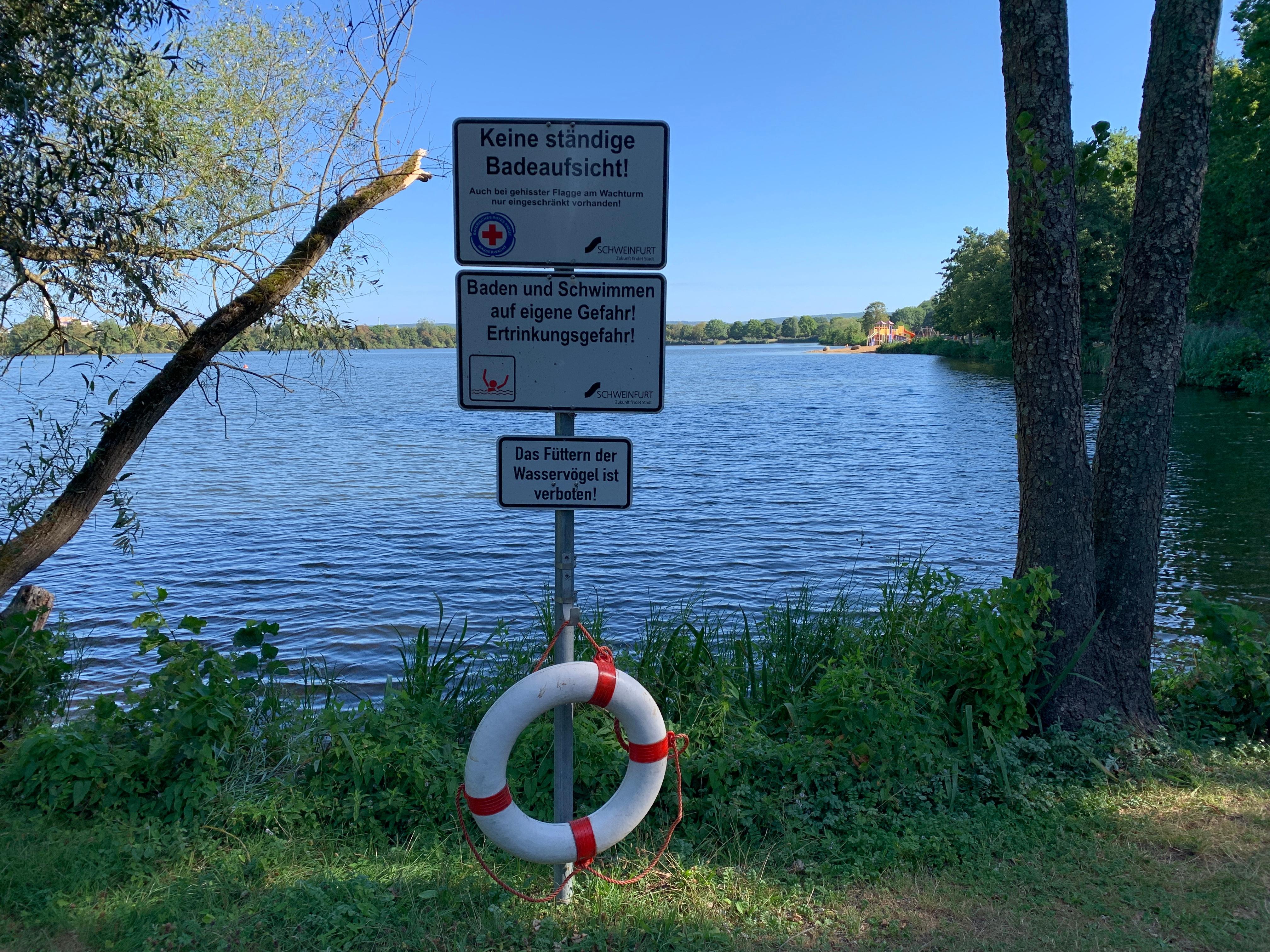 Baggersee in Schweinfurt