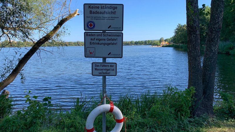 Baggersee in Schweinfurt | Bild: BR/Norbert Steiche Baggersee in Schweinfurt