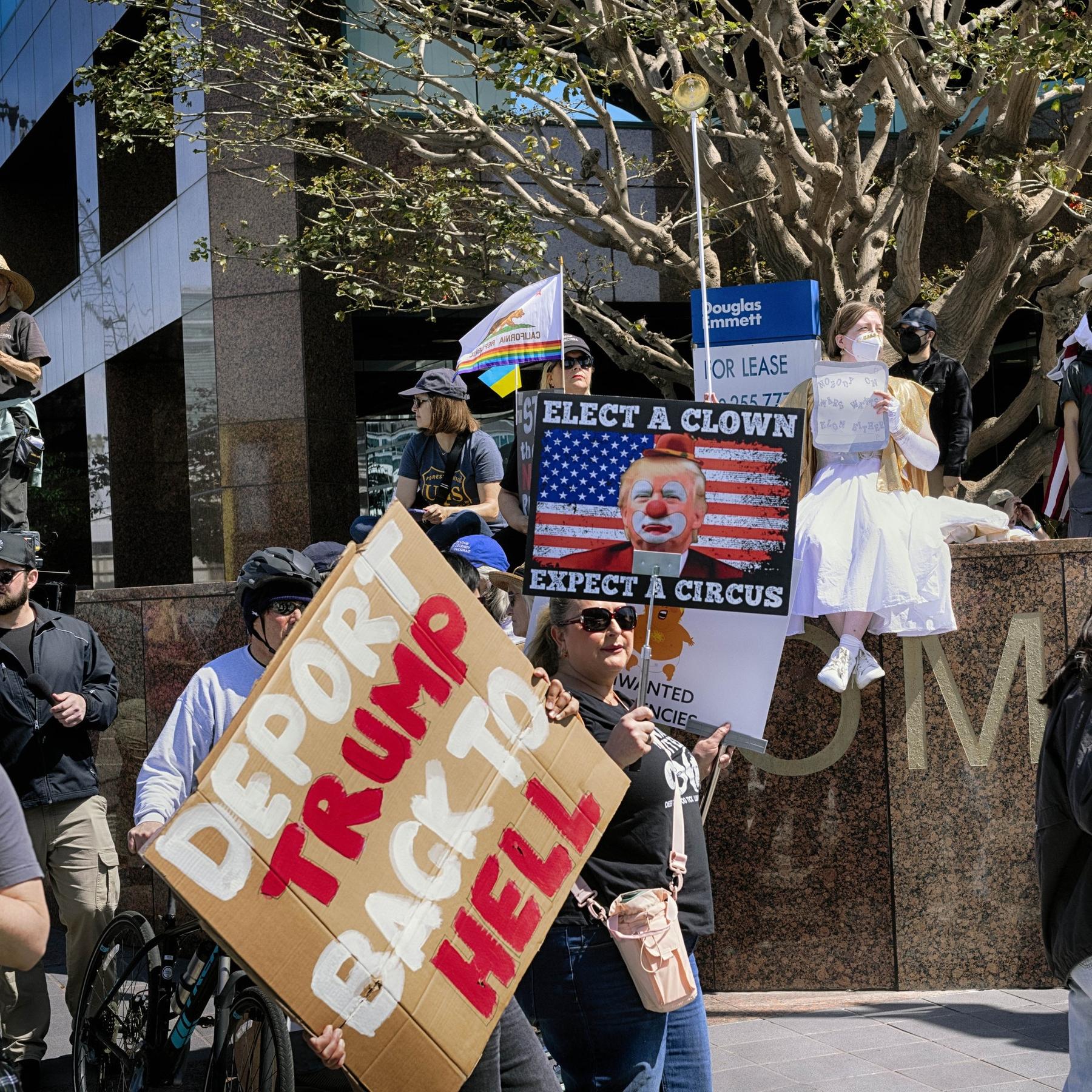 Anti-Trump-Demos in allen Landesteilen
